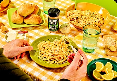 Creamy Garlic Lemon Pasta